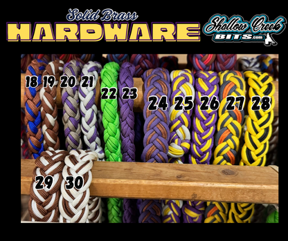 Braided Nylon Reins w/ Knots