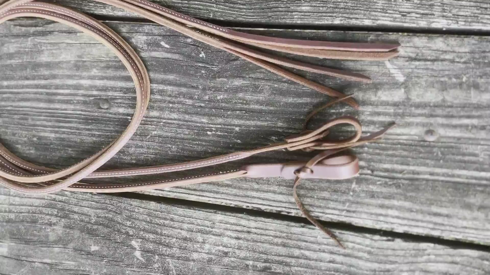 Shallow Creek Bits Rolled Split Reins - Thumbnail 4