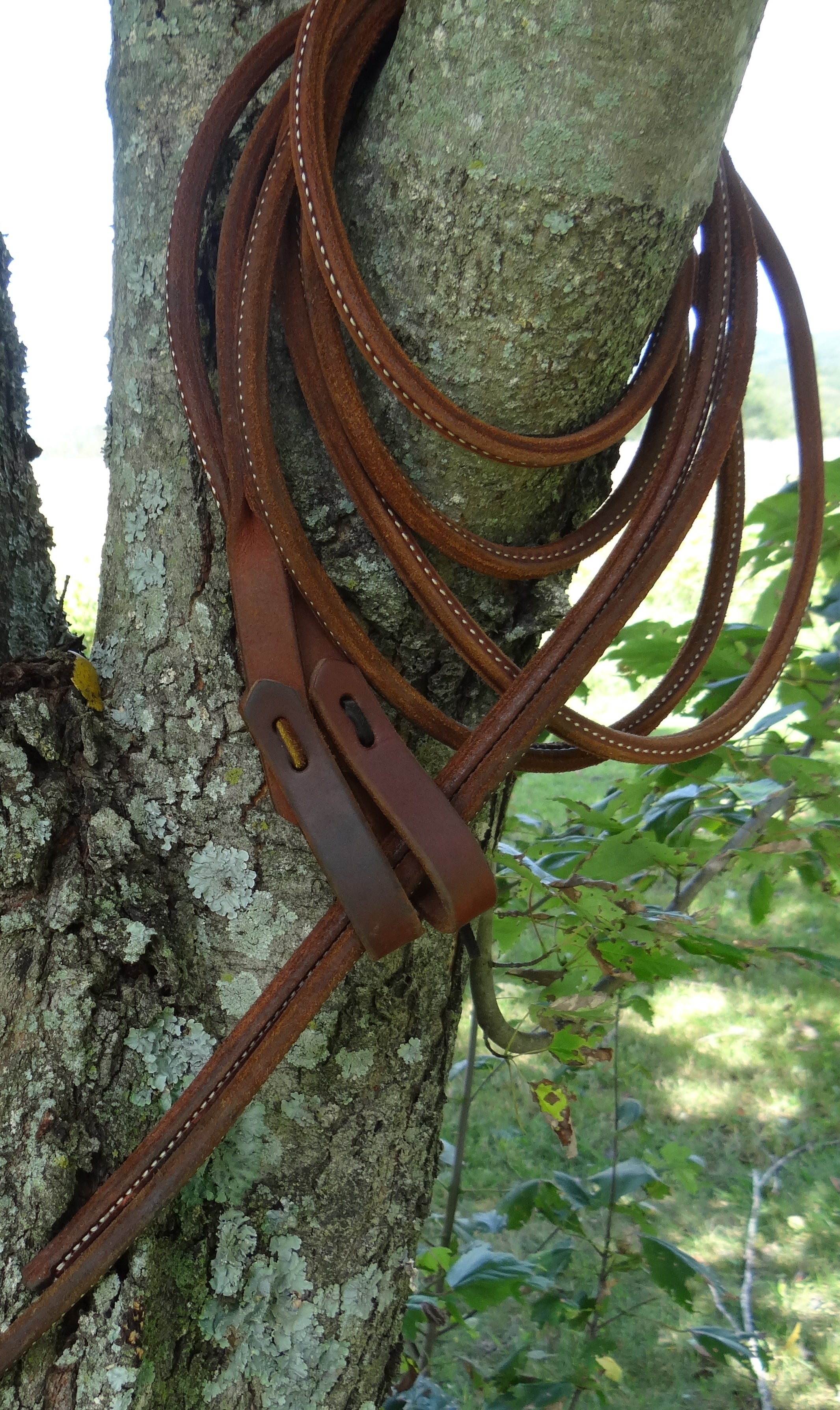Shallow Creek Bits Rolled Split Reins - Thumbnail 3