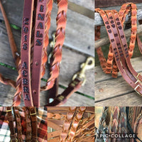 Laced Leather Reins