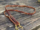 Flip Braided Leather Reins