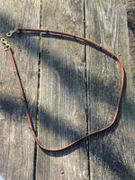 D-Ring One Piece Reins (German Martingale)